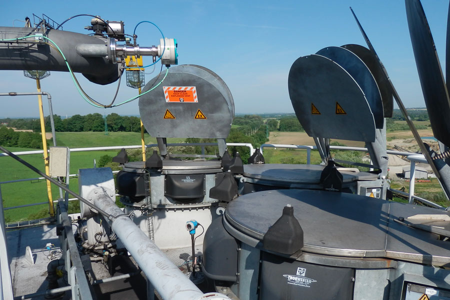 The anti-explosion equipment of silos