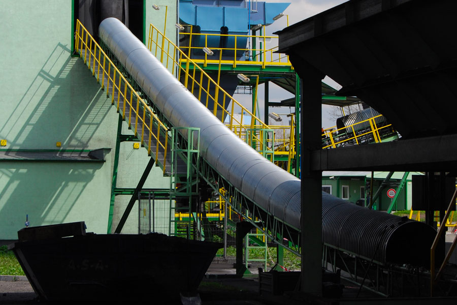 Raw material entering the prep-milling plant